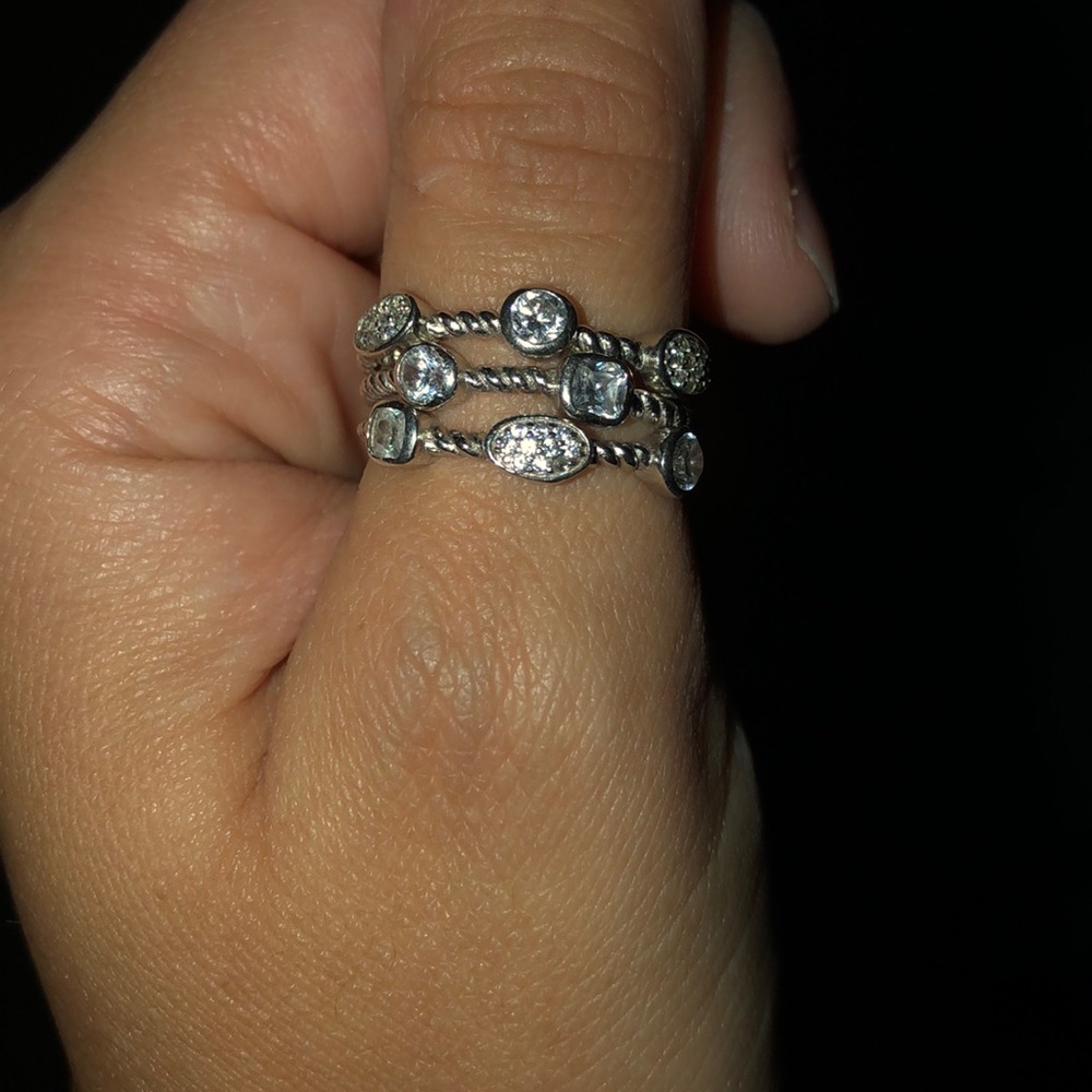 Stackable Sterling Silver Rings - image 1